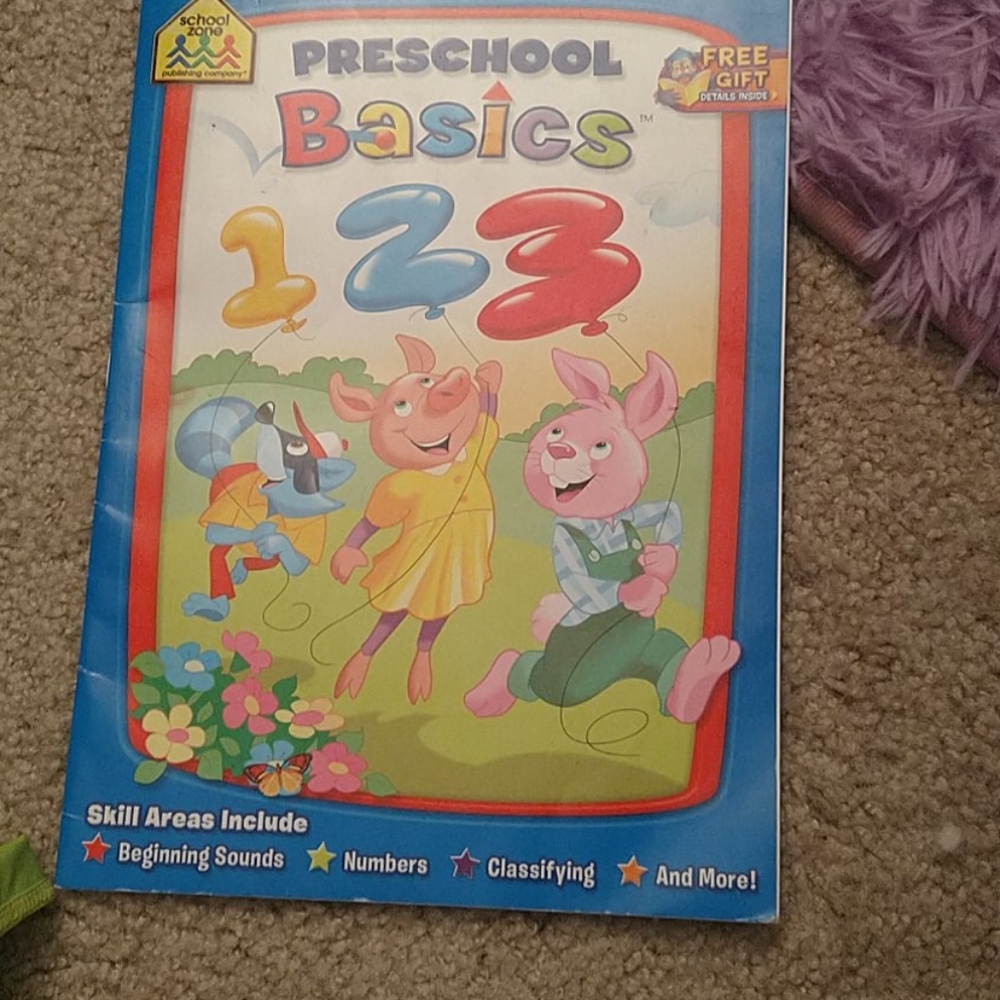Preschool learning workbook